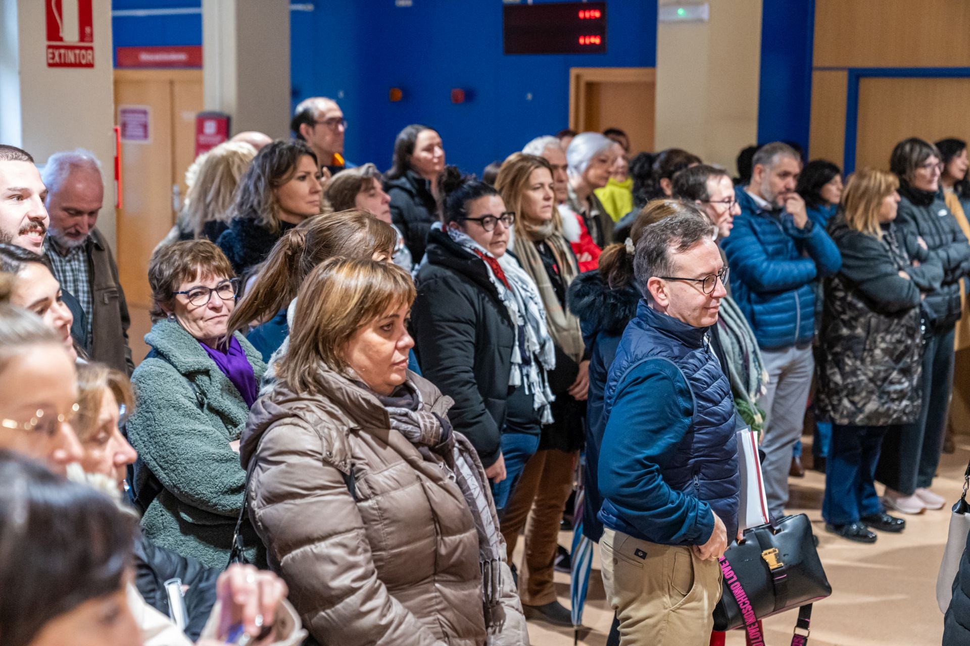Acto de lectura del manifiesto con motivo del 25N en la UR.