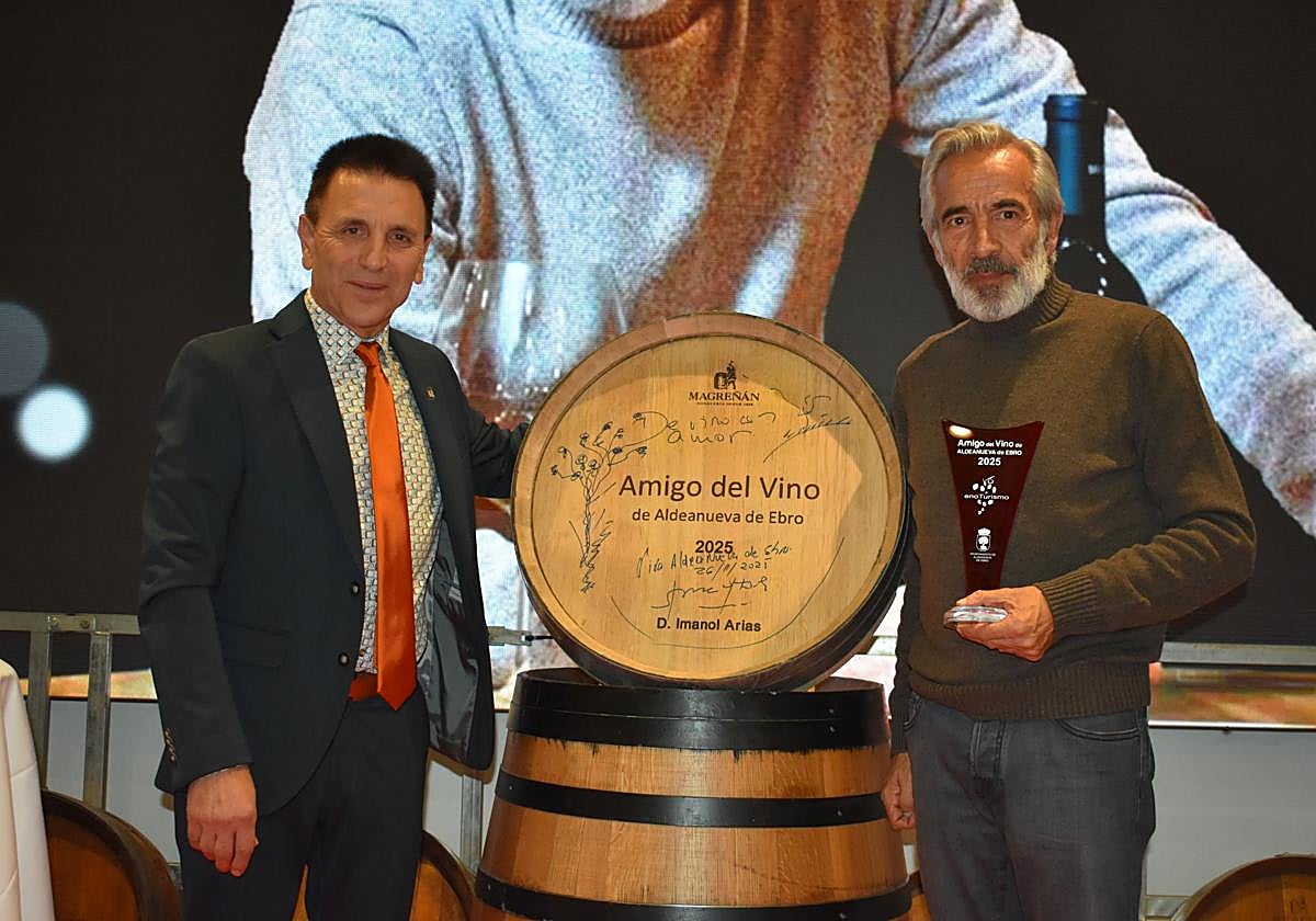 Imanol Arias, nuevo &#039;Amigo del vino de Aldeanueva de Ebro 2025&#039;