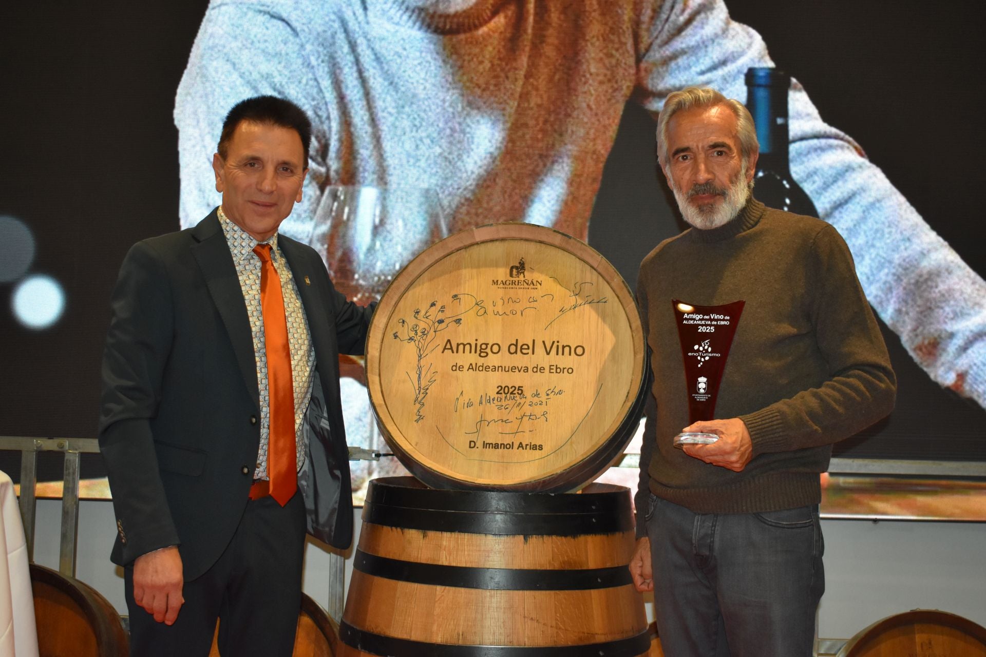Imanol Arias, nuevo &#039;Amigo del vino de Aldeanueva de Ebro 2025&#039;