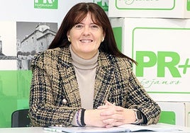 Rita Beltrán Muro posa en la sede del PR+ en la tarde del miércoles.