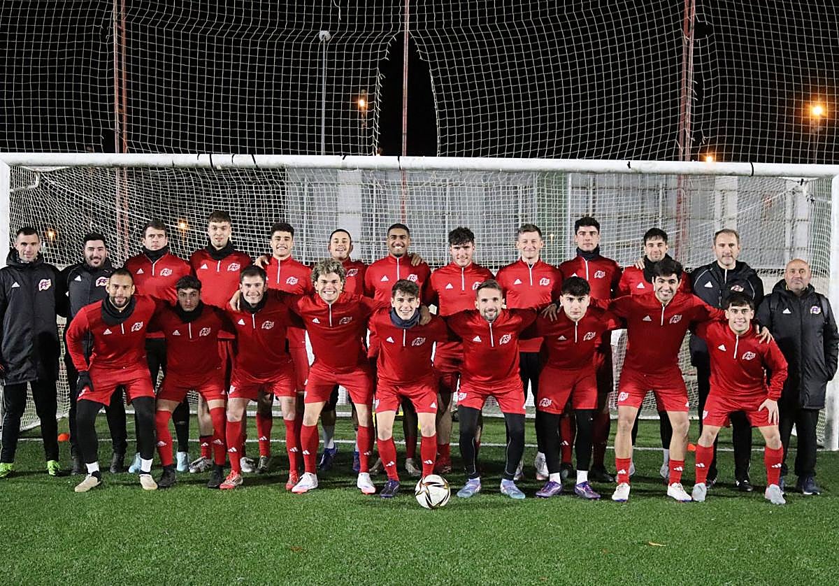 Los componentes de la selección riojana.