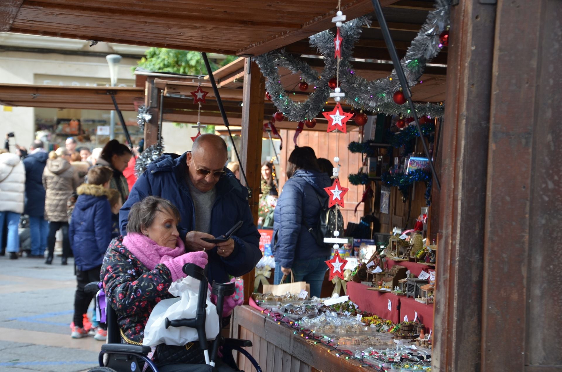 Las imágenes del mercado navideño de Calahorra