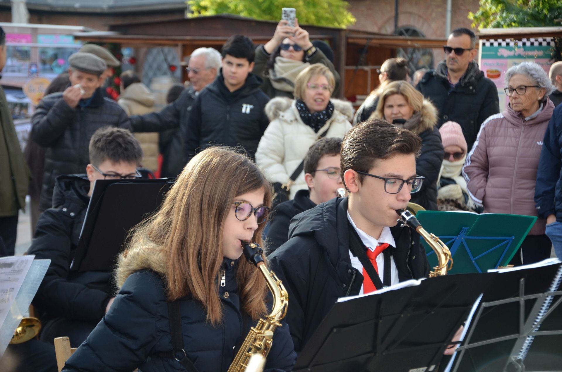 Las imágenes del mercado navideño de Calahorra