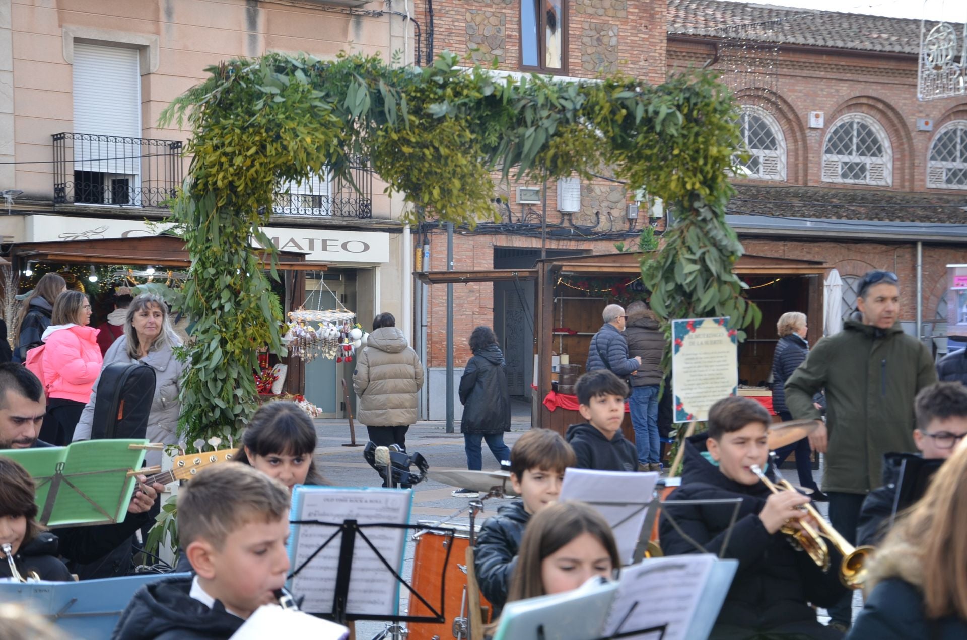 Las imágenes del mercado navideño de Calahorra
