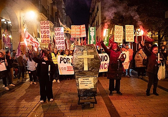 El inicio de la manifestación, en la plaza de la Diversidad.