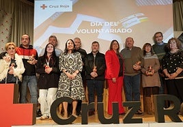 Cruz Roja en La Rioja destacó el papel de todos los voluntarios en el acto en la Casa de Cultura arnedana.