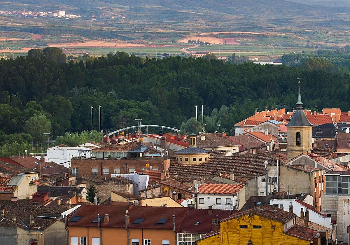 Vista panorámica del casco antiguo de Nájera, en una imagen de archivo.