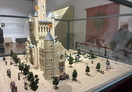 Uno de los castillos de la exposición.