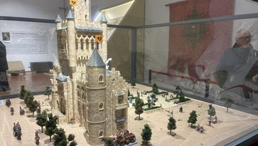 Uno de los castillos de la exposición.