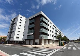 Viviendas de reciente construcción en Logroño.