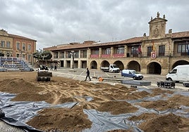 Casi listos para las Ferias de la Concepción de Santo Domingo
