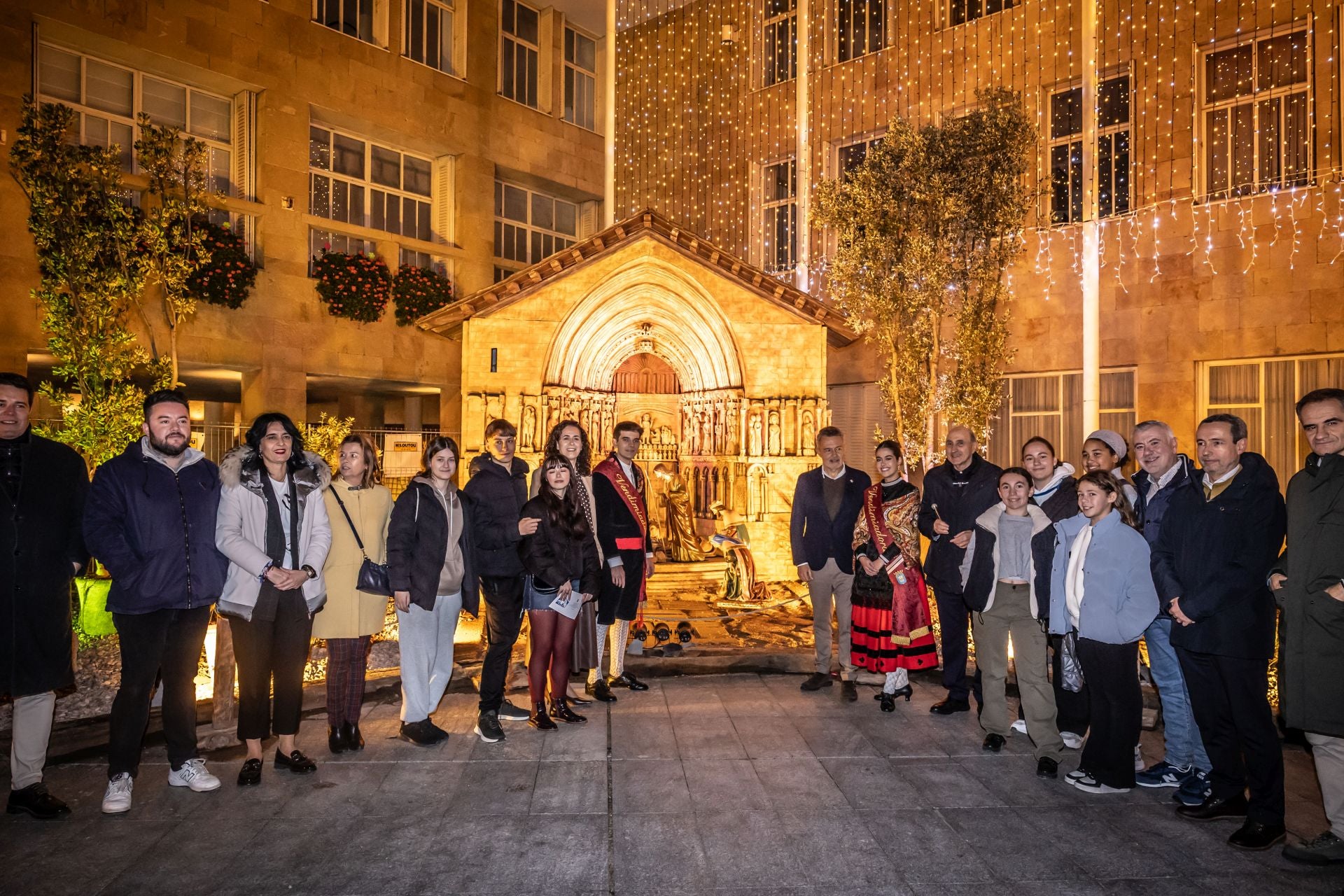 El portal de belén de Logroño, en imágenes