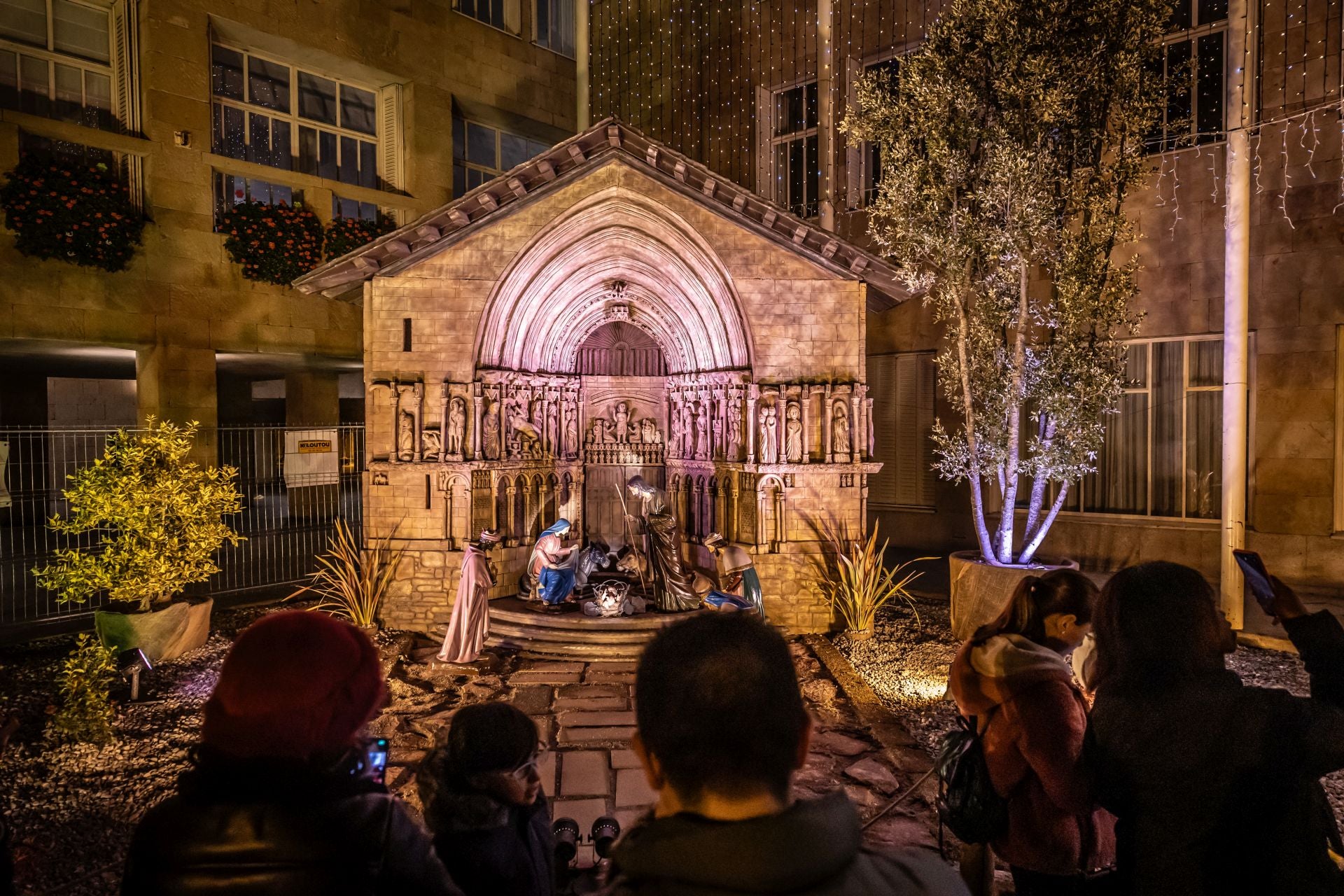 El portal de belén de Logroño, en imágenes