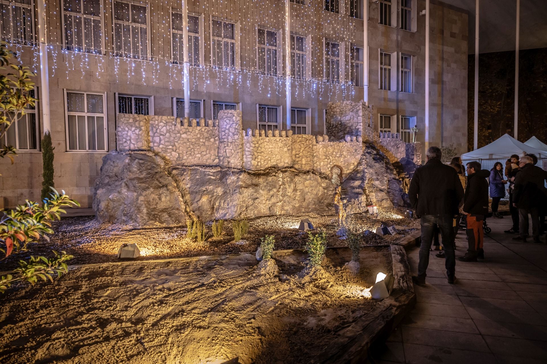 El portal de belén de Logroño, en imágenes