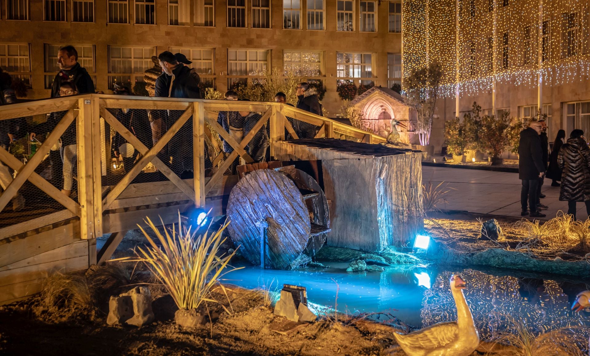 El portal de belén de Logroño, en imágenes