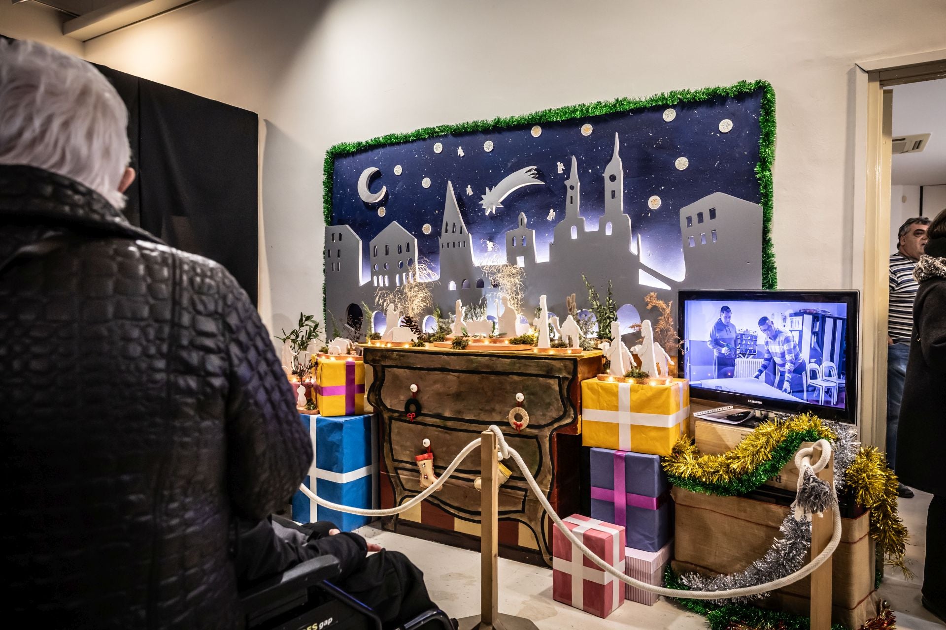 El portal de belén de Logroño, en imágenes