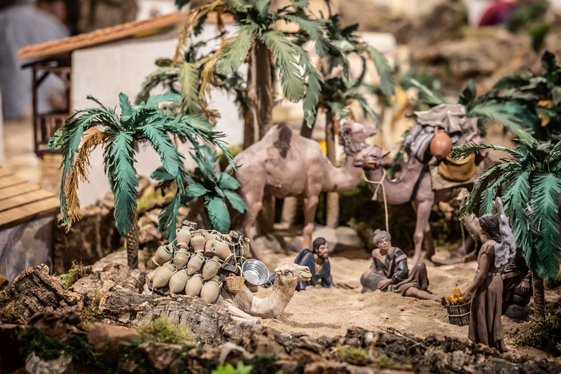 Una de las obras de la Asociación de Belenista.