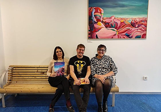 Figuras humanas y paisajes del Alto Jubera se funden en la exposición 'El cuerpo orográfico'