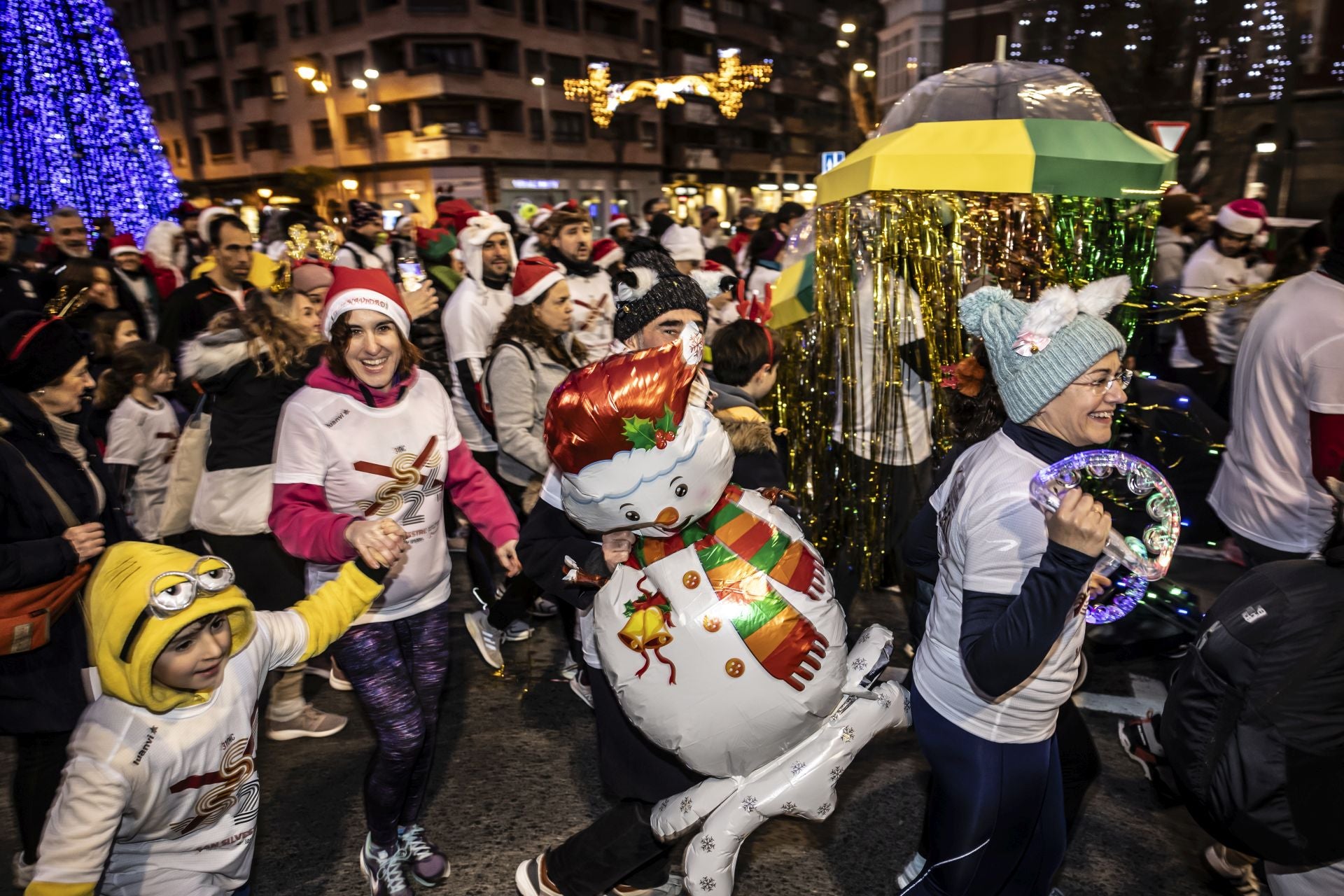 Imagen de la San Silvestre popular del año pasado en Logroño.