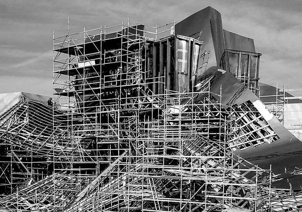 Construcción de Marqués de Riscal.