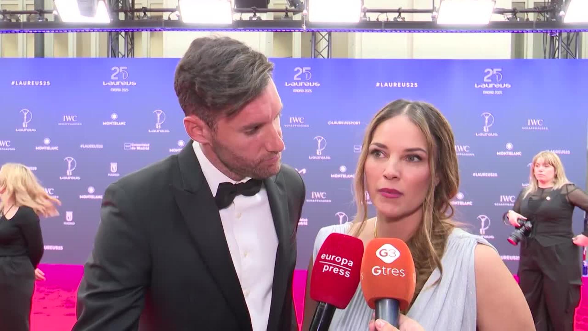 Varias celebridades recuerdan al Papa Francisco en los Premios Laureus de Madrid