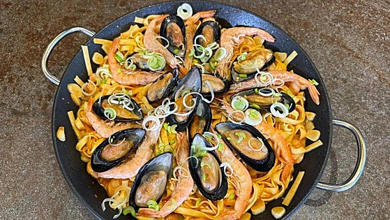 Tallarines 'frutti di mare': una receta de pasta con estilo muy mediterráneo