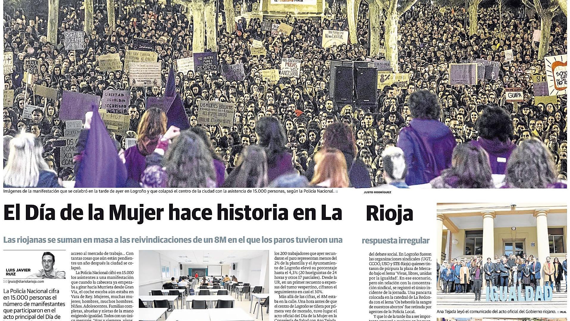 Unidad en un 8M abarrotado e histórico