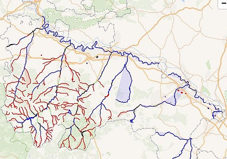 Consulta el mapa de los ríos riojanos en temporada de pesca