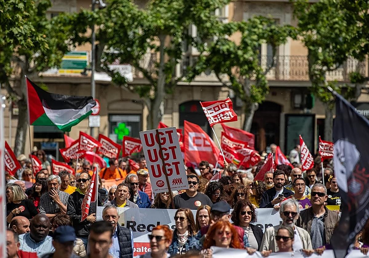 UGT y CC OO llaman a la lucha de la clase obrera en Logroño para ganar ...