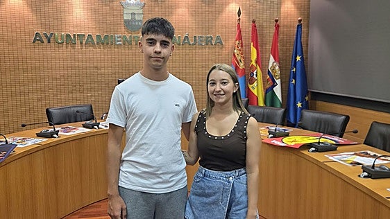 Los hermanos Raquel y Hugo Herrera, reyes de las fiestas de septiembre