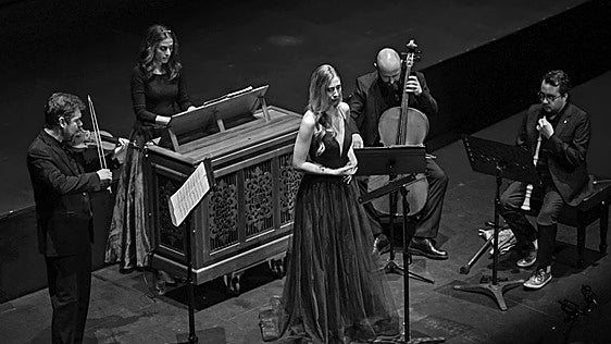 Pergamo Ensemble y la soprano Hetherington, en la Semana de Música Antigua