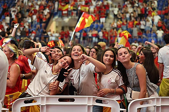 Logroño celebra la victoria de España en el Mundial