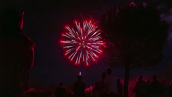 Un fallo informático obligó a detener los fuegos artificiales de este lunes, que terminaron antes de tiempo y sin traca