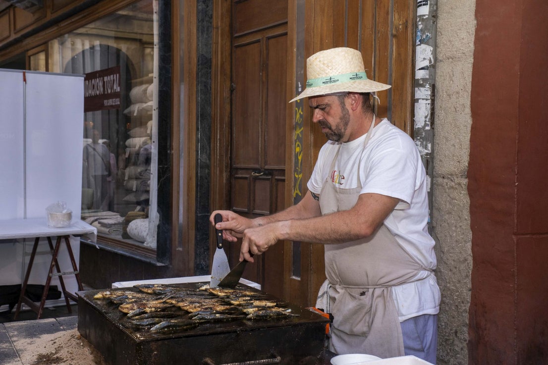 Degustación de sardinas a la plancha