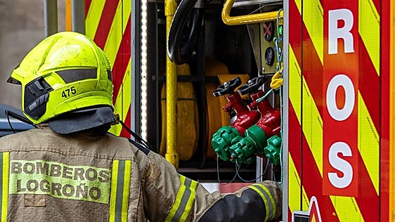 Sofocado un incendio en una finca de Sorzano originado mientras se asaban pimientos
