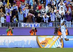 Rondón acerca al Málaga a la salvación