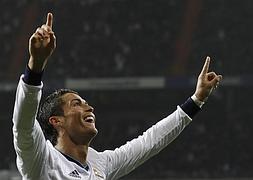 Cristiano celebra un gol./Juan Medina (Reuters)