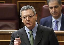 El ministro de Justicia, Alberto Ruiz Gallardón. / Juan Carlos Hidalgo (Efe)
