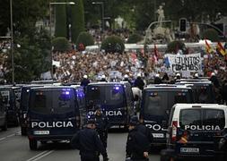 Protesta del pasado 25S en Madrid. / Archivo