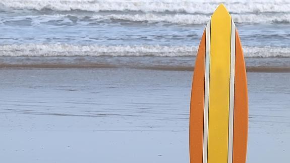 Una tabla de surf, uno de los objetos utlizados para transportar droga. 