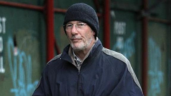 Richard Gere, durante el rodaje de 'Time out of mind'.