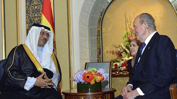 El Rey, durante su reciente visita a Kuwait