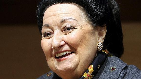 La cantante Montserrat Caballé.