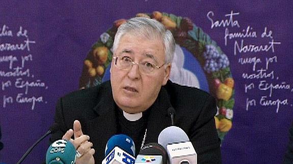 El obispo de Alcalá de Henares, Juan Antonio Reig Pla. 