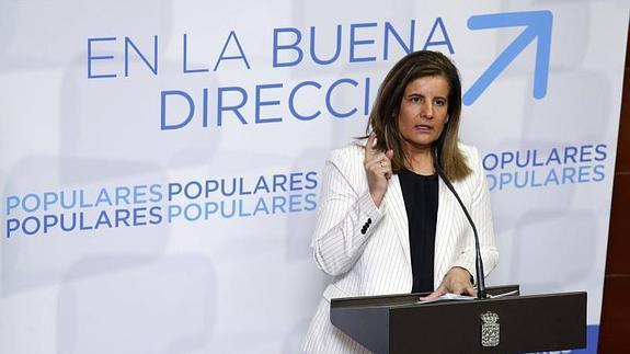 La ministra de Empleo, Fátima Báñez. 