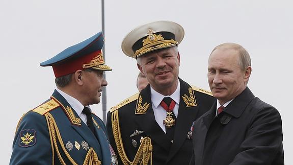 Vladímir Putin, durante la visita que ha efectuado a Crimea. 
