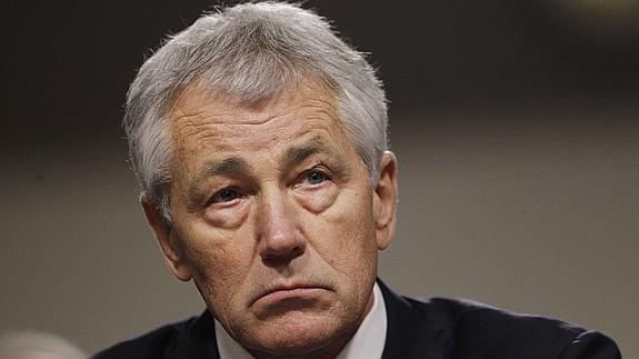 Chuck Hagel, secretario de Defensa de EE UU. 