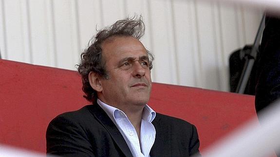 Platini, en Gibraltar.