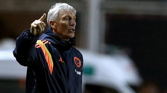 José Pekerman, durante un partido.