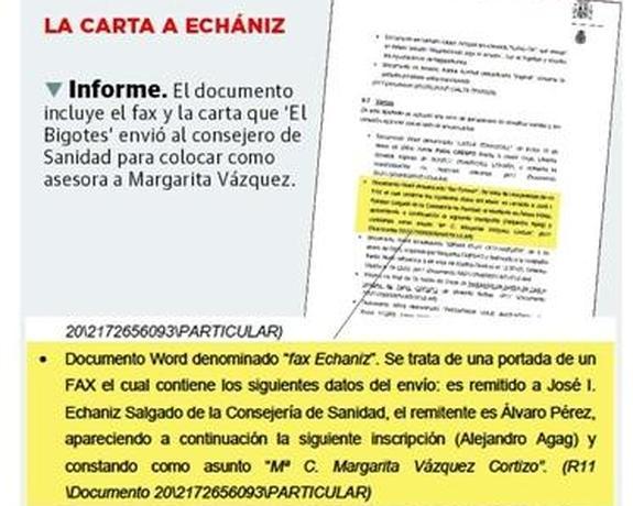 La red Gürtel contactó con un consejero madrileño para un favor laboral